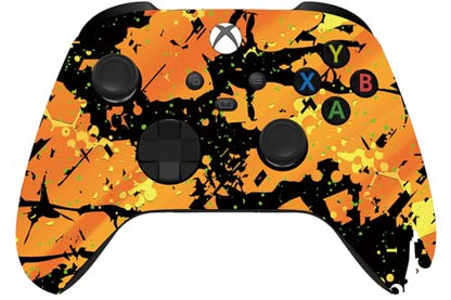 Custom Controllerzz Wireless Controller for Microsoft Xbox Series X/S & Xbox One - Custom Soft Touch Feel - Custom Series X/S Controller (X/S Molten Camo) - color: X/S Molten Camo