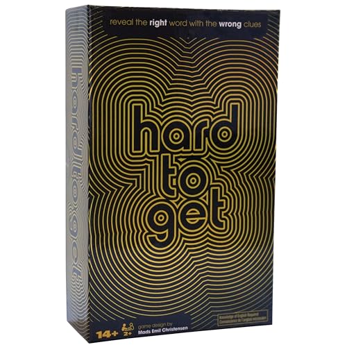 Spin Master Games Hard to Get Party Game | Hilarious Party Game of Funny Clues, Work Together To Find The Secret Word, For 2-10 Players, Ages 14 & Up - style: Hard to Get - Party Game