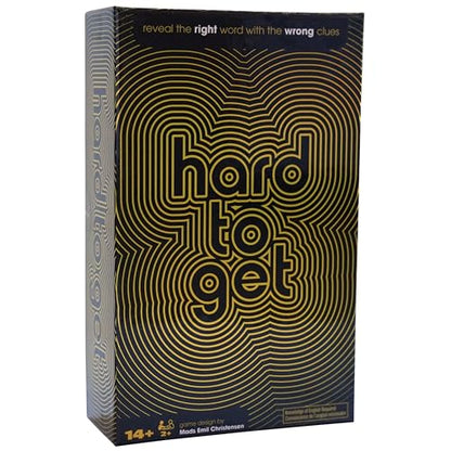 Spin Master Games Hard to Get Party Game | Hilarious Party Game of Funny Clues, Work Together To Find The Secret Word, For 2-10 Players, Ages 14 & Up - style: Hard to Get - Party Game