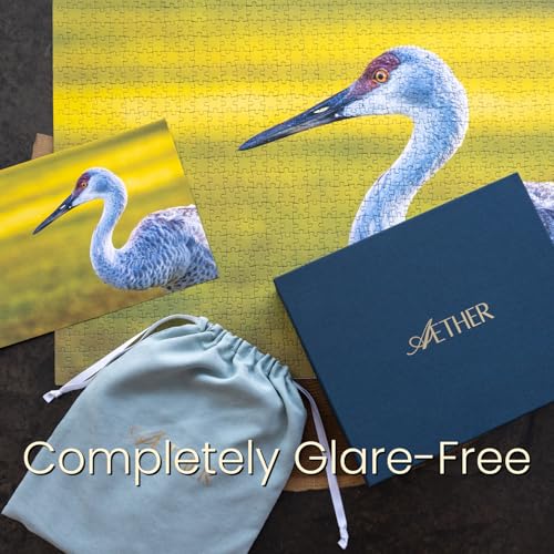 The Sandhill Crane, Premium 1000 Piece Jigsaw Puzzle for Adults, Glare-Free, Soft-Touch Puzzles, Made in USA, Puzzle Lovers Gift Ideas, 26.6" x 19.25" - color: The Sandhill Crane