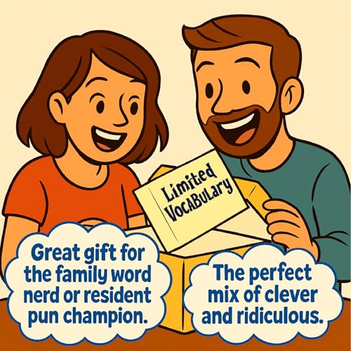 Limited Vocabulary – Hilarious Creative Word Game of Prompts, Replies, And Inside Jokes - Adult Party Game For Clever Minds And Word Nerds - Great For Family And Friends - Ages 15+, 3-8 Players
