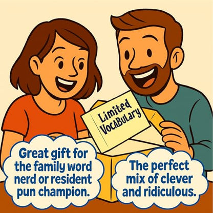Limited Vocabulary – Hilarious Creative Word Game of Prompts, Replies, And Inside Jokes - Adult Party Game For Clever Minds And Word Nerds - Great For Family And Friends - Ages 15+, 3-8 Players