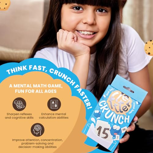Card Games - Fletter Word & Crunch, Fun Word & Math Games for All Ages | Fast Family Games for Kids, Teens and Adults | Vocabulary, Addition & Subtraction | Gifts for Ages 5, 6, 7, & 8 Years