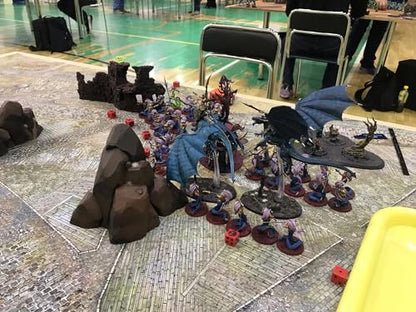 Warzone Studio 3’ x 3’ Double-Sided Rubber Battle Mat: Saraha + Zolotograd + Bag