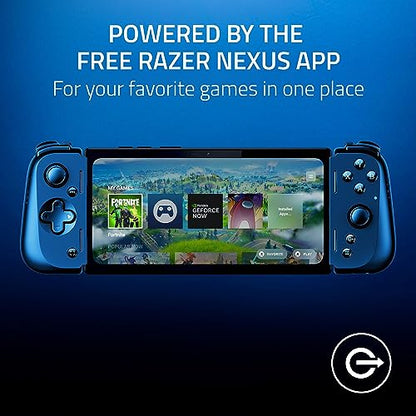 Razer Kishi V2 Pro Mobile Gaming Controller for Android: HyperSense Haptics - Universal Fit - Stream PC & Console Games - Play Touchscreen Only Games - Compatible w/Samsung Galaxy & Google Pixel - color: Black, style: Kishi V2 Pro