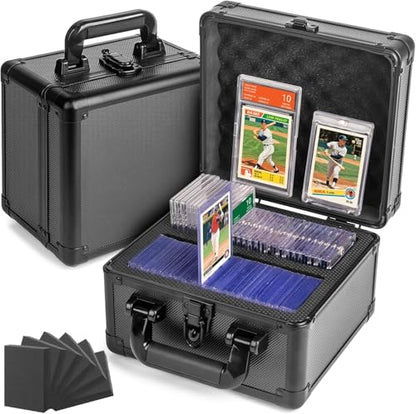 Pulchra Graded Card Storage Box, Top Loaders Case, Sports Trading Box, Slab PSA MTG CSG SGC Magnetic Holder, Waterproof Carrying Case, Collector Storage Boxes - size: Large