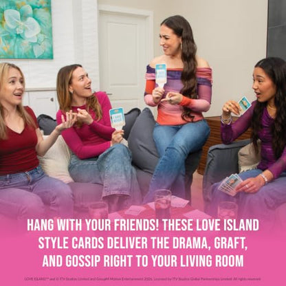 Never Have I Ever Love Island Card Games Adult Conversation Starter Cards | Viral, Conversation Starter Cards; Adults ONLY; Uncover Secrets; Share Stories; Funny Icebreaker, Love Island - color: Love Island