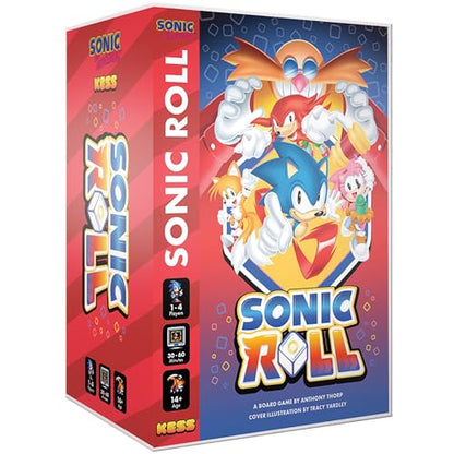 KESS: Sonic Roll - Board Game, Roll Through 4 Classic Zones, Thrilling Tabletop Adventure, Fight Bosses & Save The World, Co-Op, Ages 14+, 1-4 Player - style: Base Game