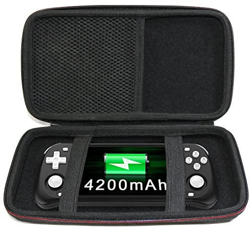 Maoershan Protable Hard Travel Carrying Case For X9 Preloaded RG552 RG351 RGB10 Handheld Game Console 5/5.1 inch Retro Handheld Android System Video Games Consoles（Only Case）