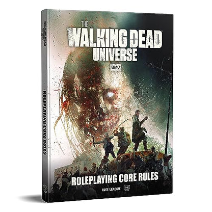 Free League Publishing The Walking Dead Universe RPG Core Rules, Fantasy Horror Adventure Roleplaying, Hardback RPG Book, Adults, Teens Ages 16+ - style: The Walking Dead Universe RPG Core Rules
