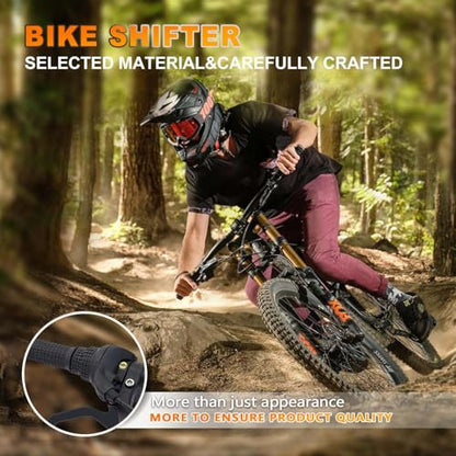 SL-RS35 7 Speed Right Bike Shifter for Mountain Road Folding Bike | 7 speed bike shifter. Durable, ergonomic design. Compatible with mountain, road, folding bikes. Easy install. - color: SL-RS35-7R