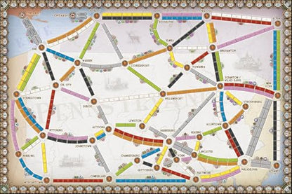 Asmodee Ticket to Ride United Kingdom + Pennsylvania Board Game Expansion - Strategy Game, Family Game for Kids & Adults, Ages 8+, 2-5 Players, 30-60 Minute Playtime | Train Route Strategy Game, Family Game for Kids & Adults, Ages 8+, 2-5 Players, 30-60 M