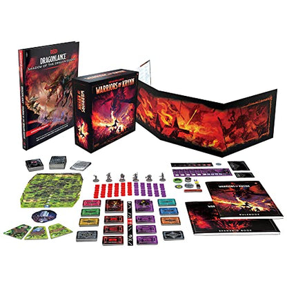 Dungeons and Dragons Dragonlance: Shadow of The Dragon Queen Deluxe Edition (D&D Adventure, DM Screen + Warriors of Krynn Board Game) (D09880000)