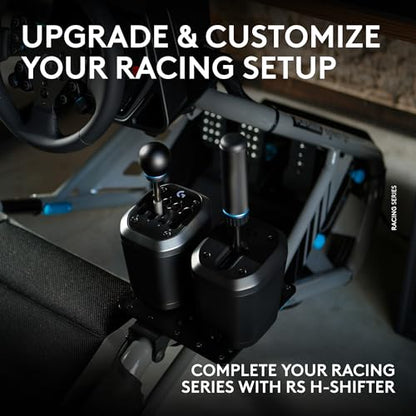 Logitech G RS H-SHIFTER for PC/Xbox/Playstation | Sim Racing shifter compatible with Logitech G PRO and RS50 wheels and G923/G29/G920 with Racing Adapter - style: RS Series
