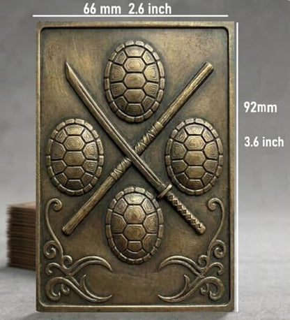 MTG Card Sleeves, TMNT Card Sleeves, Compatible with Magic the Gathering | (66mm x 92mm)103ct Standard Size Sleeve with Matte Art for Trading Card Deck Protection, Art magic card sleeves no slip grip. - color: Ninja Turtles 2