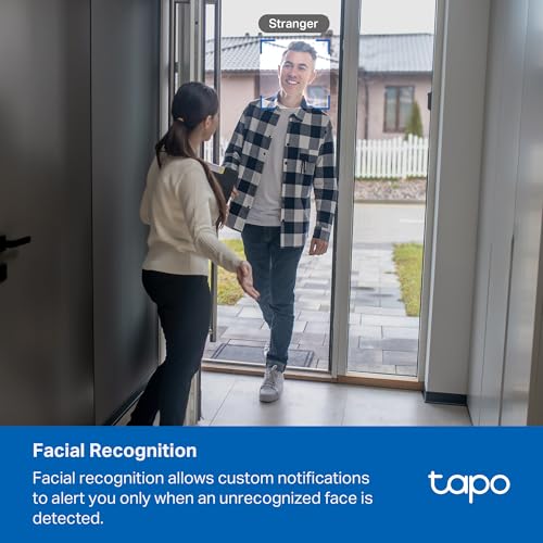 Tapo 4K Indoor Pan/Tilt Wired Security Camera - Works as a Baby Monitor, Person/Pet Detection, Facial Recognition, 360° AI Motion Tracking, Subscription-Free Local Storage or Optional Cloud, C260 - style: 4K 8MP