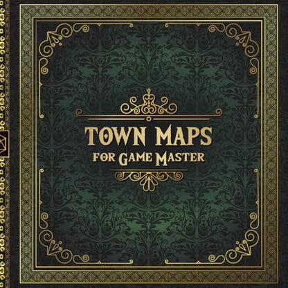 Town Maps for Game Master: 50 Unique and Customizable Regional Maps for Tabletop Role-Playing Games