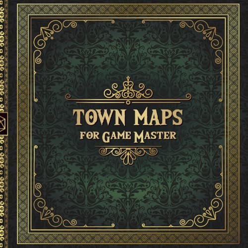 Town Maps for Game Master: 50 Unique and Customizable Regional Maps for Tabletop Role-Playing Games