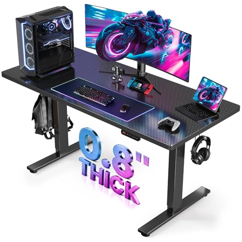 SIAGO Electric Standing Desk Adjustable - 48 x 24 Inch Sit Stand up Desk with Cable Management - 3 Memory Preset Adjustable Height Table | Smooth Height Adjustment, 200lbs Stability, 3 Memory Presets, Cable Management, Pre-Labeled Easy Assembly - color: C