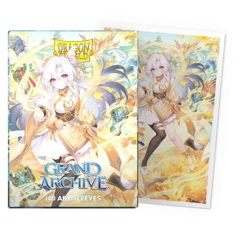 Dragon Shield | Matte Art Sleeves | 100 CT - Smooth & Tough Premium TCG Sleeves | Compatible with Pokemon, Flesh & Blood, One Piece & Magic the Gathering | Guo Jia: Heaven’s Favored - color: Guo Jia