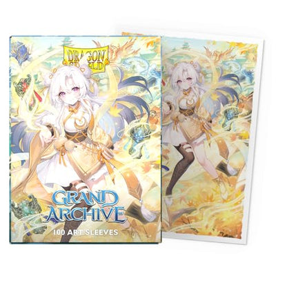 Dragon Shield | Matte Art Sleeves | 100 CT - Smooth & Tough Premium TCG Sleeves | Compatible with Pokemon, Flesh & Blood, One Piece & Magic the Gathering | Guo Jia: Heaven’s Favored - color: Guo Jia