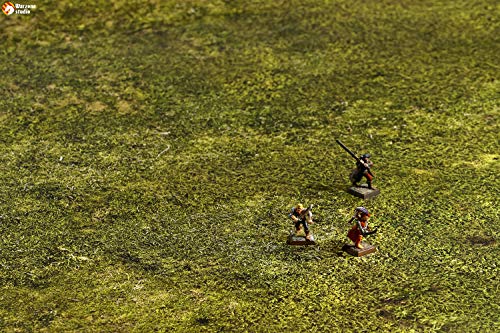 Warzone Studio 6 x 4 feet Double-Sided Mouse Pad Rubber Battle Mat: Meadows + Zolotograd