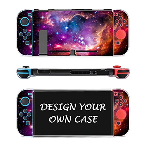 Custom Protective Case for Nintendo Switch Personalized Hard Shell Cover with Picture Photo Text for Boys Girls - color: Custom Case