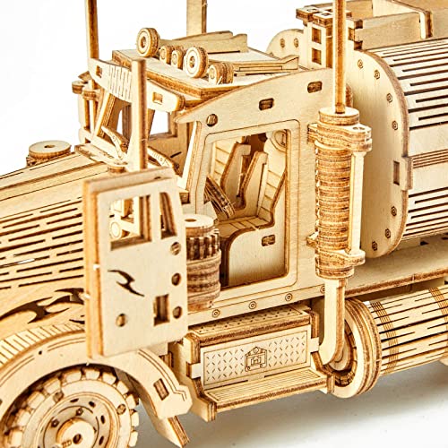 3D Wooden Puzzles Truck Model Kits, Brainteaser and Puzzle for Christmas/Birthday,Gifts for Adults and Teens to Build Combination - style: Truck