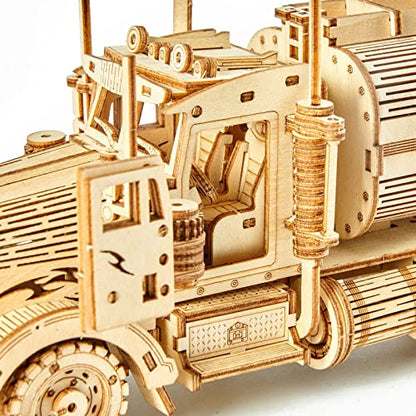 3D Wooden Puzzles Truck Model Kits, Brainteaser and Puzzle for Christmas/Birthday,Gifts for Adults and Teens to Build Combination - style: Truck