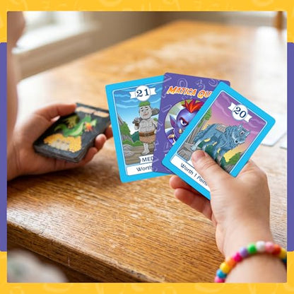 Matica Quest: The Fantasy Math Card Game for Kids Ages 7+, Educational Strategy Game on Place Value & Probability, Fun Family or Classroom Play, 2–6 Players