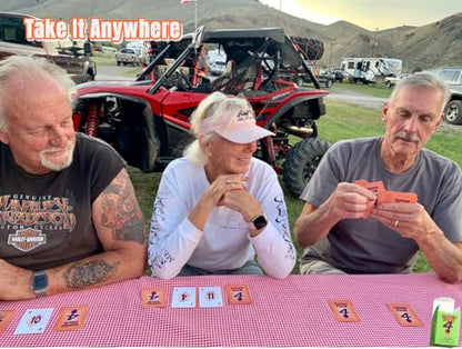 Tapped Four Original Card Game for 2–8 Players, Fast Strategy Game