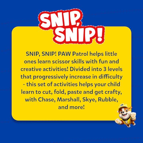Skillmatics Scissor Skills Preschool Activity Book – Snip Snip PAW Patrol - style: 2. PAW Patrol