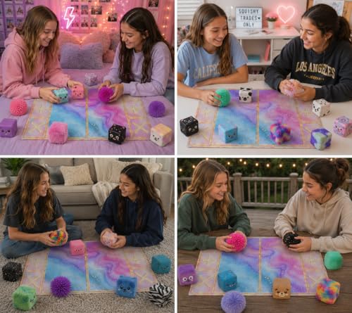 Squishy Trading Mat - Toy Trade Station - Squishies - Fun Squishy Trading mat - Fair and Fun Trading - Gaming mat - Fidget Trading Board