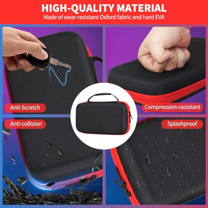 Cendron Carrying Case for Nintendo Switch 2 (2025) with 20 Games Cartridges, Scratch-Resistant & Strong Protection for Switch 2 Case, Protective Hard Shell Travel Bag Screen Protector Included