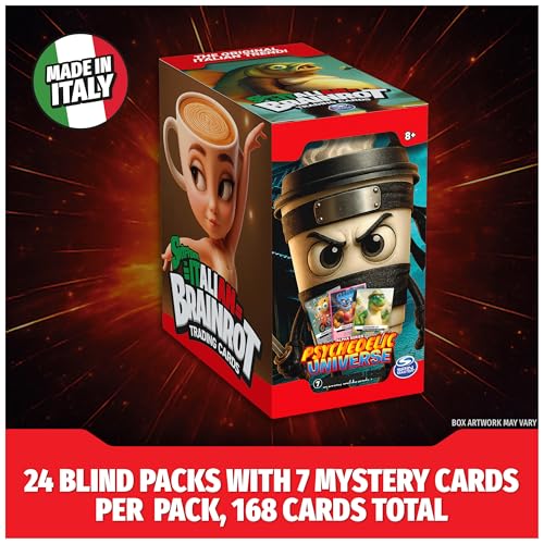 Trading Card Game 24-Pack Wave 1 Booster Box | Psychedelic Universe, Includes 168 Cards Total, 24 Blind Booster Packs, Collect 150 Cards from TCG Wave 1, For Ages 8 & Up - style: 24-Pack Blind Booster Box, 168 Cards