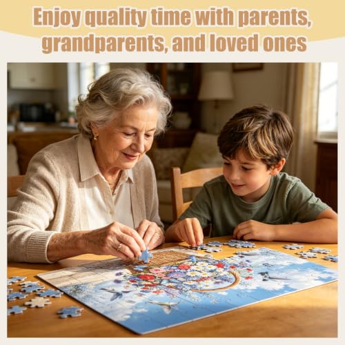 6 Packs 50 Large Piece Puzzles for Seniors with Dementia, Alzheimer’s Products and Activities for Elderly Adults, Cognitive Game Gift for Patients in Nursing Home - style: vegetable