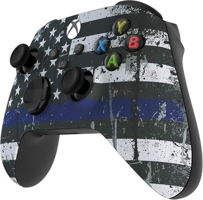 Custom Controllerzz Wireless Controller for Microsoft Xbox Series X/S & Xbox One - Custom Soft Touch Feel - Custom Xbox Series X/S Controller (X/S Blue Line) - color: X/S Blue Line