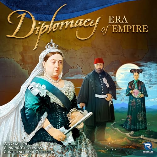 Renegade Game Studios Diplomacy: Era of Empire Strategy Board Game | Negotiation Game for 2-7 Players set in Ottoman Empire; Includes 147 Country Tokens and Premium Wooden Fleet Pieces