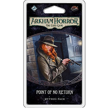 Arkham Horror The Card Game Point of No Return Mythos Pack - Descend into The Dreaded Underworld! Cooperative Living Card Game, Ages 14+, 1-4 Players, 1-2 Hour Playtime, Made by Fantasy Flight Games - style: Point of No Return Mythos Pack