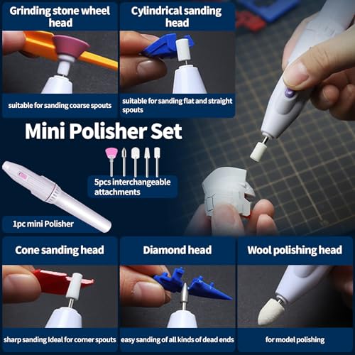 78Pcs Professional Gundam Model Tools Kit Hobby Building Tools for Buildings, Repairing and Fixing