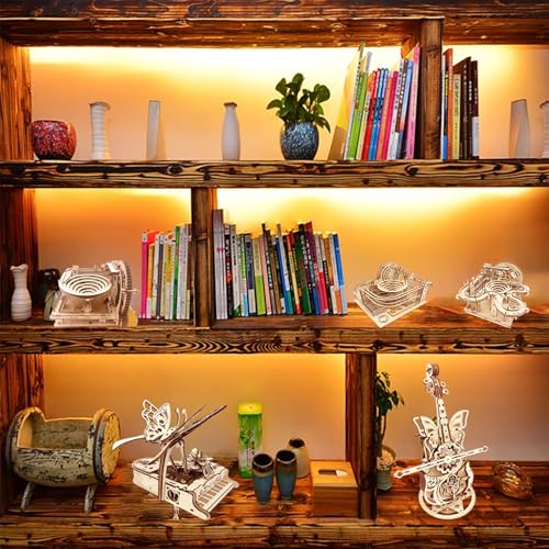 Wooden 3D Puzzle for Adults DIY Model Kit Wood Crafts Kit Mechanical Puzzle for Adult Age 14+ Years Old - style: tunnel