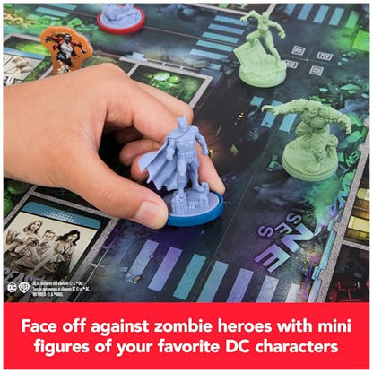 Spin Master Games Dceased: Zombicide Cooperative Party Game for Comic Fans | Control DC Superheroes, Battle Undead Hordes & Zombie Heroes Includes Exclusive Collectible Figurines, 1-4 Players, Ages 14+