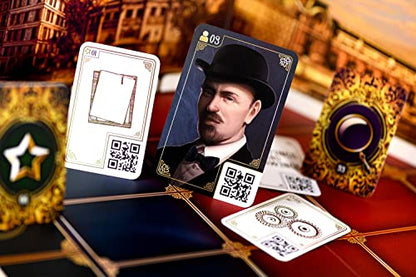 Chronicles of Crime Millennium 1900 Board Game - Immersive Detective Mystery Adventure, Cooperative Game for Kids and Adults, Ages 12+, 1-4 Players, 60-90 Minute Playtime, Made by Lucky Duck Games