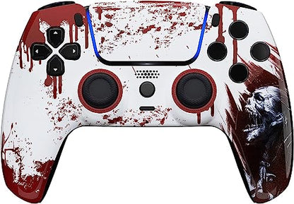 Custom Controllerzz Custom Wireless Controller Compatible with PS5 - Multiple Designs Available (PS5 Bloody Zombie) - color: PS5 Bloody Zombie