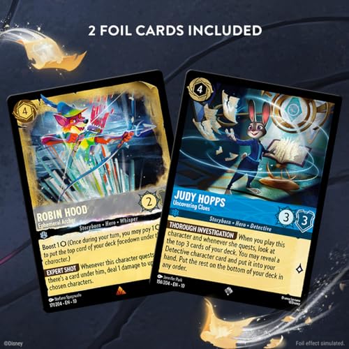 Ravensburger Disney Lorcana TCG: Whispers in The Well Single-Player Deck - Sapphire & Steel - Engaging Gameplay - Over 200 Original Disney Artworks - Ideal for Ages 8+