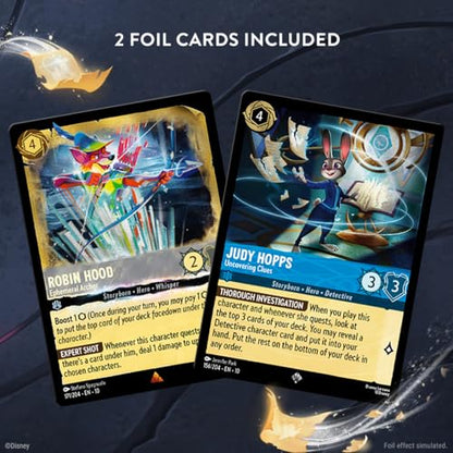 Ravensburger Disney Lorcana TCG: Whispers in The Well Single-Player Deck - Sapphire & Steel - Engaging Gameplay - Over 200 Original Disney Artworks - Ideal for Ages 8+