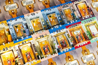 Capstone Games Up or Down? Interactive Strategy Card Game Ages 8+ Family | Easy-to-Learn Strategic Card Game for Game Night