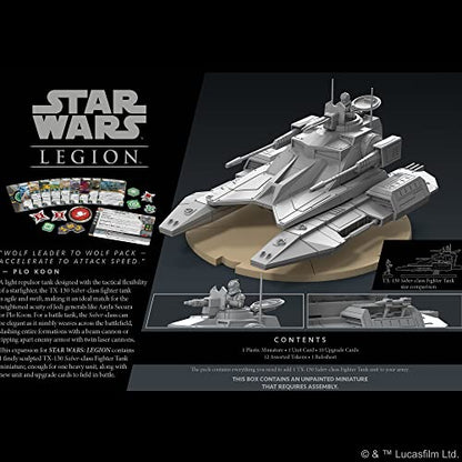 Atomic Mass Games Star Wars: Legion TX-130 Saber-Class Tank Unit Expansion - Unleash Elegant Fury! Tabletop Miniatures Strategy Game for Kids and Adults, Ages 14+, 2 Players, 3 Hour Playtime, Made - style: Galactic Republic Expansions: TX-130 Saber-Class