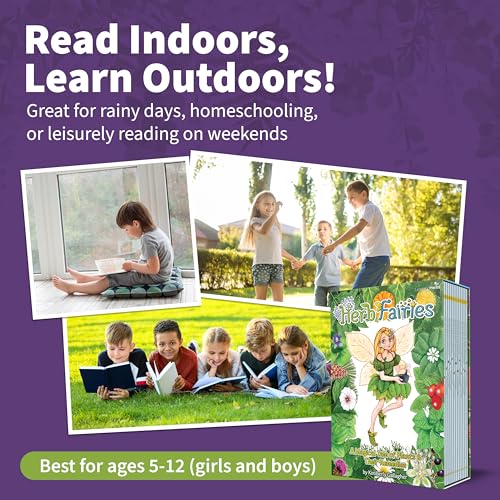 Herb Fairies 13 Plant Story Books Set, Includes a Digital Learning System | Fairy Books for Kids, Children’s Books About Fairies, Audiobooks, Crafts, Printables & Games, Interactive Educational Stories - style: Herb Fairies