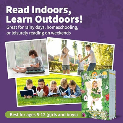 Herb Fairies 13 Plant Story Books Set, Includes a Digital Learning System | Fairy Books for Kids, Children’s Books About Fairies, Audiobooks, Crafts, Printables & Games, Interactive Educational Stories - style: Herb Fairies